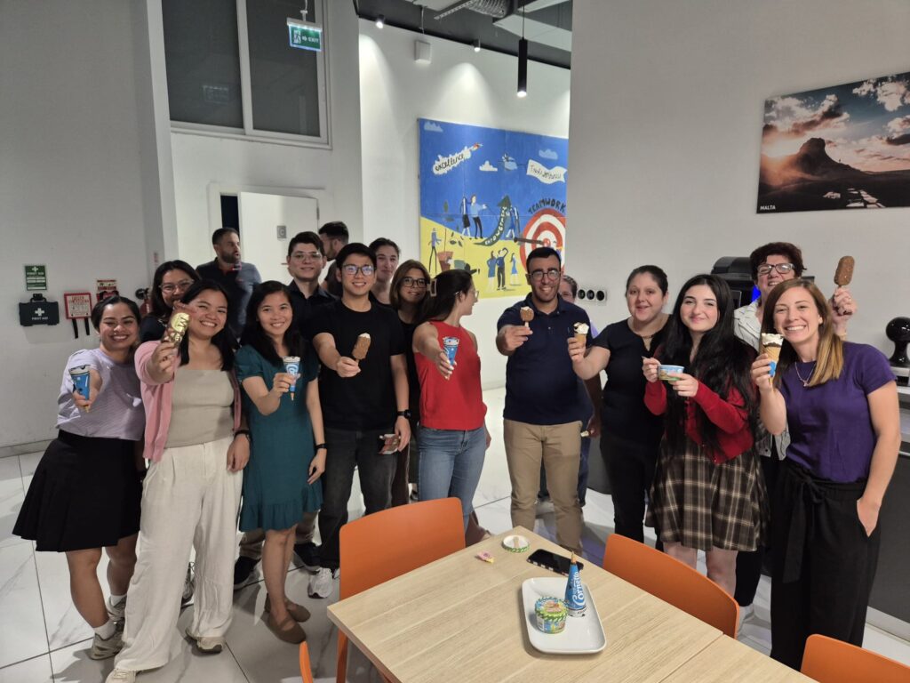 about gcs - people holding ice cream during ice cream day